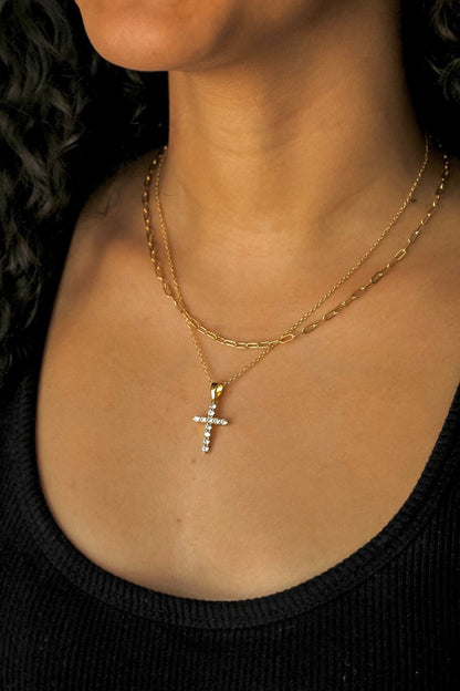 Diamond Cross Necklace