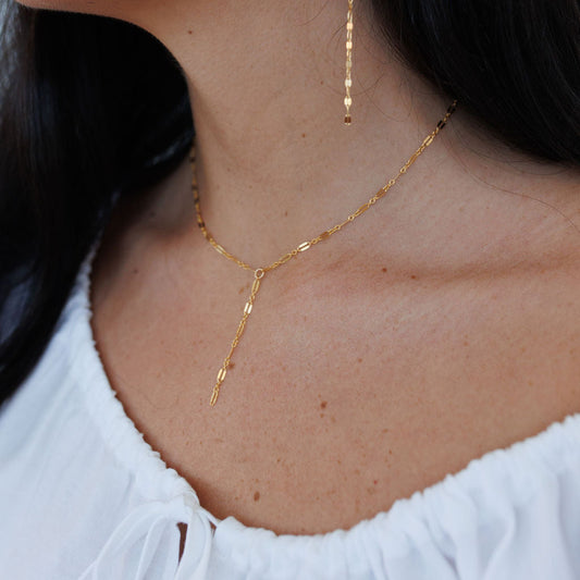Rhian Lariat Necklace