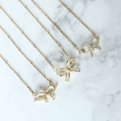 Bella Bow Necklace