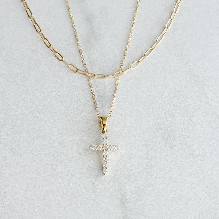 Diamond Cross Necklace